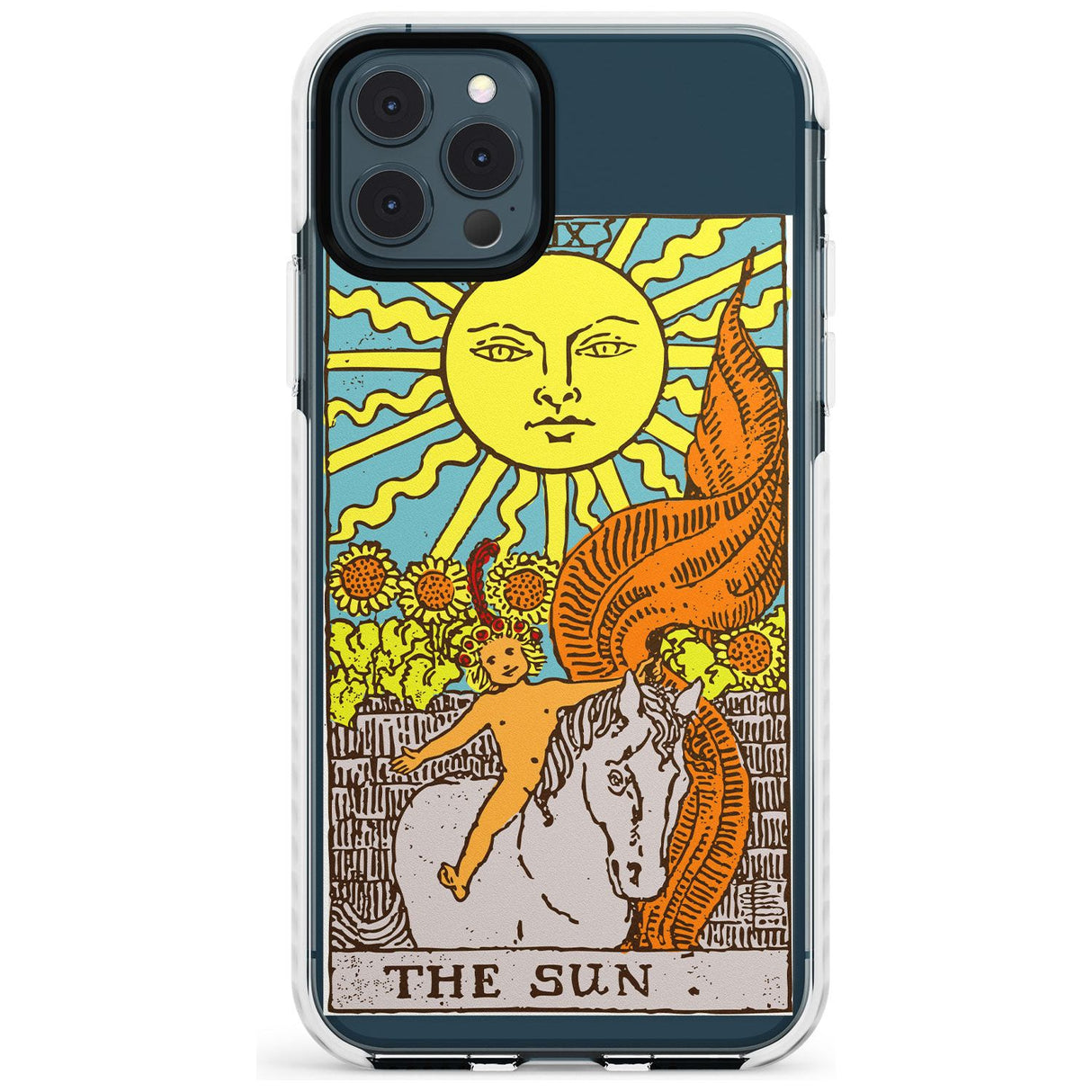 The Sun Tarot Card - Colour Slim TPU Phone Case for iPhone 11 Pro Max
