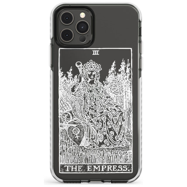 The Empress Tarot Card - White Transparent Slim TPU Phone Case for iPhone 11 Pro Max