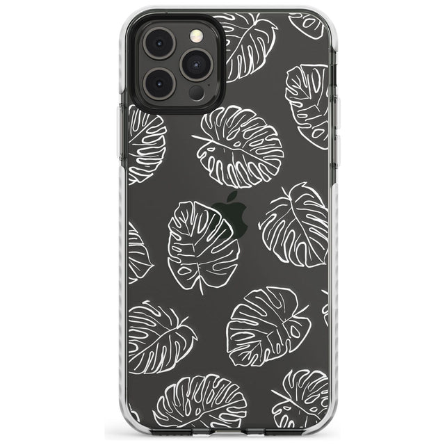 Monstera Leaves Slim TPU Phone Case for iPhone 11 Pro Max
