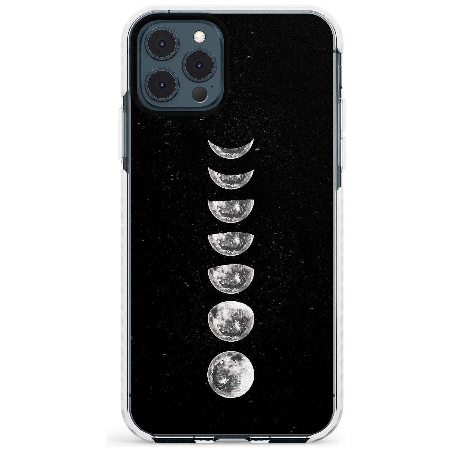 Light Watercolour Moons Slim TPU Phone Case for iPhone 11 Pro Max