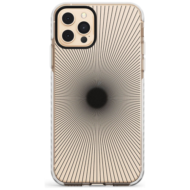 Abstract Lines: Sunburst Slim TPU Phone Case for iPhone 11 Pro Max