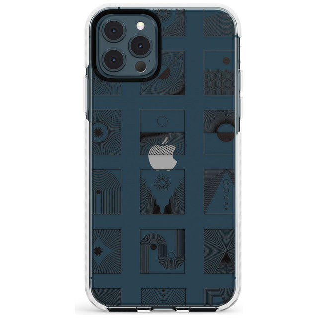 Abstract Lines: Mixed Pattern #2 Slim TPU Phone Case for iPhone 11 Pro Max