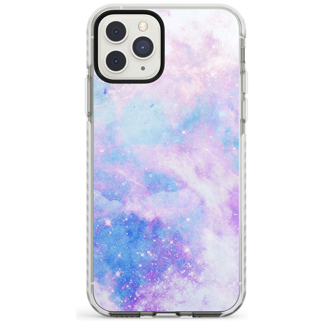 Light Blue Galaxy Pattern Design Impact Phone Case for iPhone 11 Pro Max