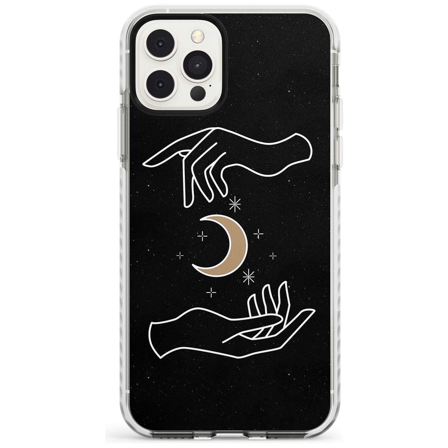 Hands Surrounding Moon Slim TPU Phone Case for iPhone 11 Pro Max