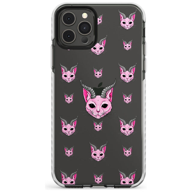 Demon Cat Pattern Impact Phone Case for iPhone 11 Pro Max