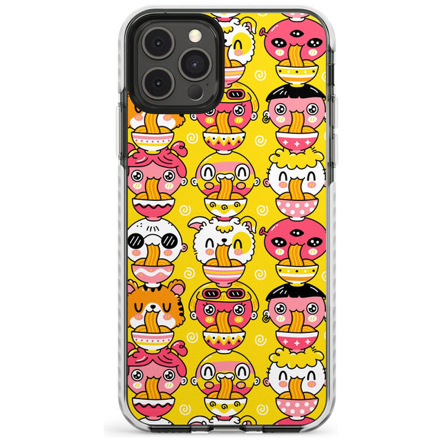 Ramen Noodle Kawaii Pattern Impact Phone Case for iPhone 11 Pro Max