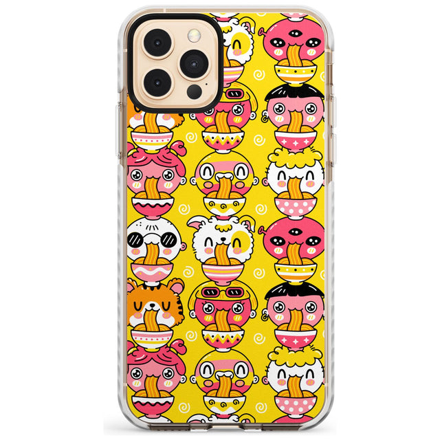 Ramen Noodle Kawaii Pattern Impact Phone Case for iPhone 11 Pro Max