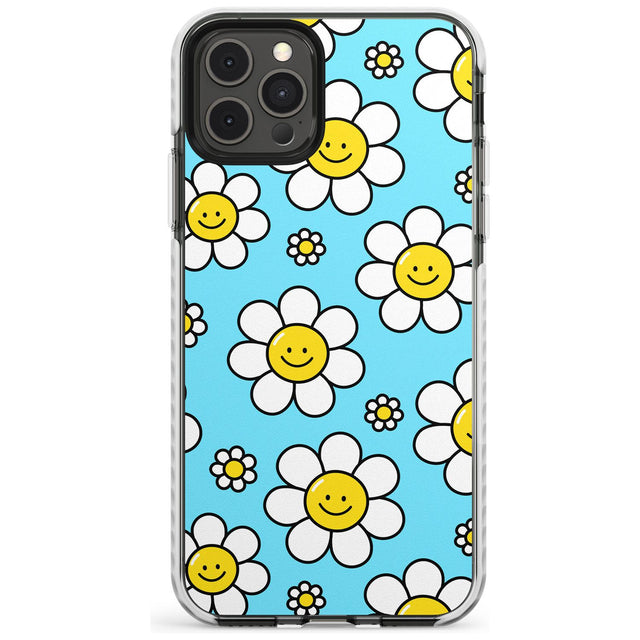 Daisy Faces Kawaii Pattern Impact Phone Case for iPhone 11 Pro Max