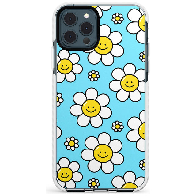 Daisy Faces Kawaii Pattern Impact Phone Case for iPhone 11 Pro Max