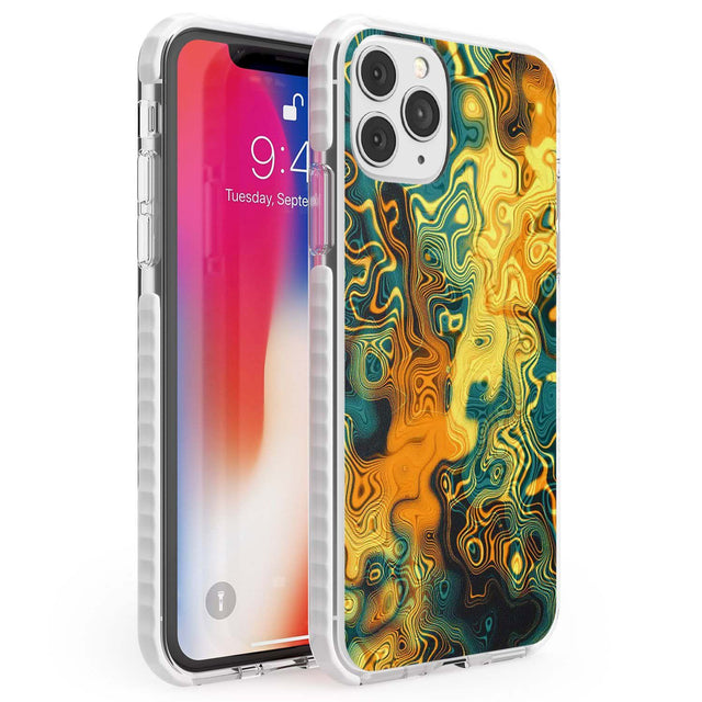 Gold Green Marble Phone Case iPhone 11 Pro Max / Impact Case,iPhone 11 Pro / Impact Case,iPhone 12 Pro / Impact Case,iPhone 12 Pro Max / Impact Case Blanc Space