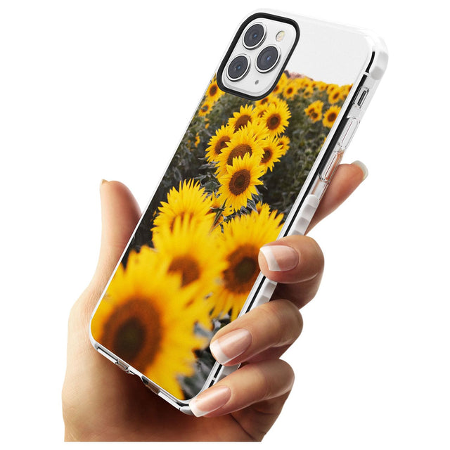 Sunflower Field Photograph Impact Phone Case for iPhone 11 Pro Max