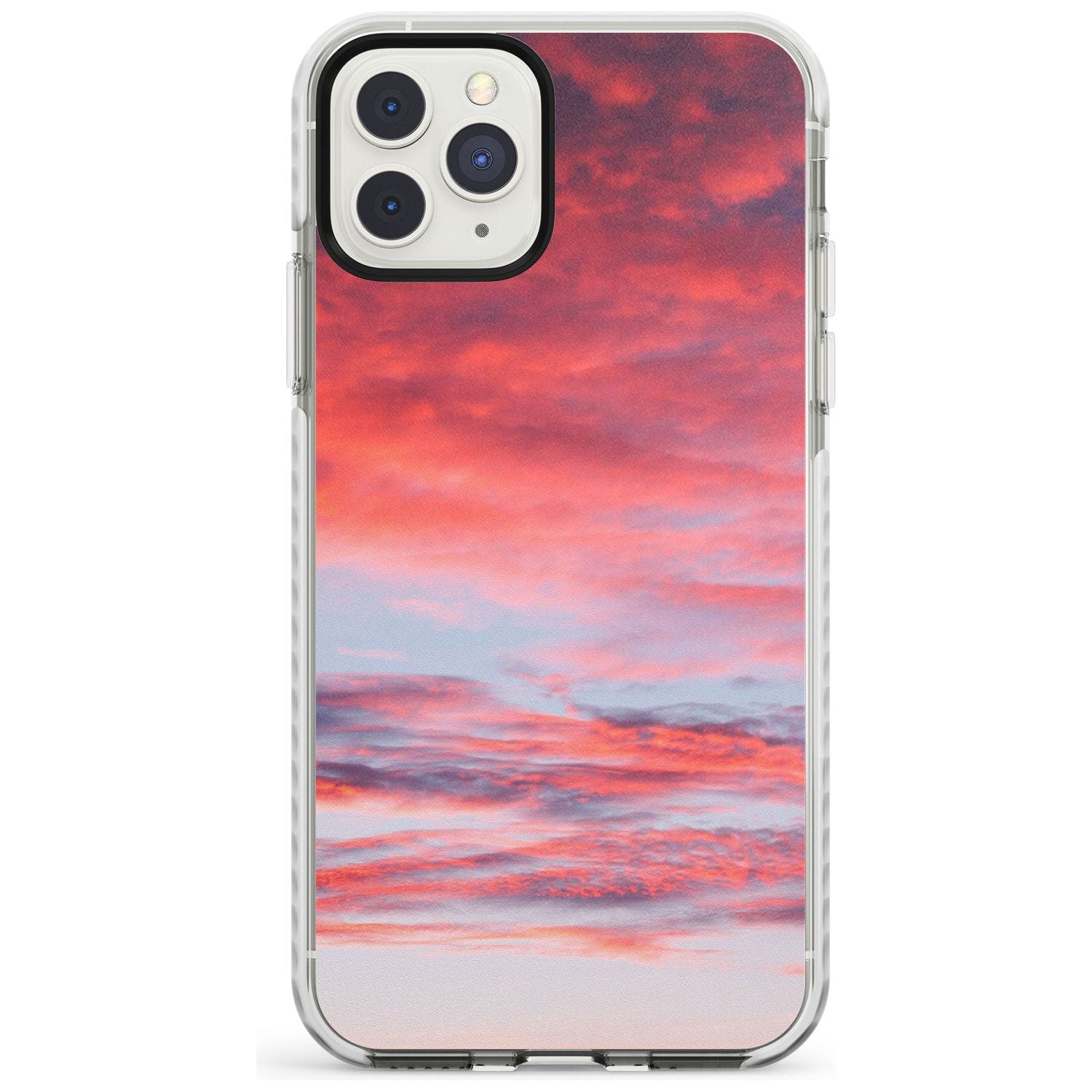 Pink Cloudy Sunset Photograph Impact Phone Case for iPhone 11 Pro Max