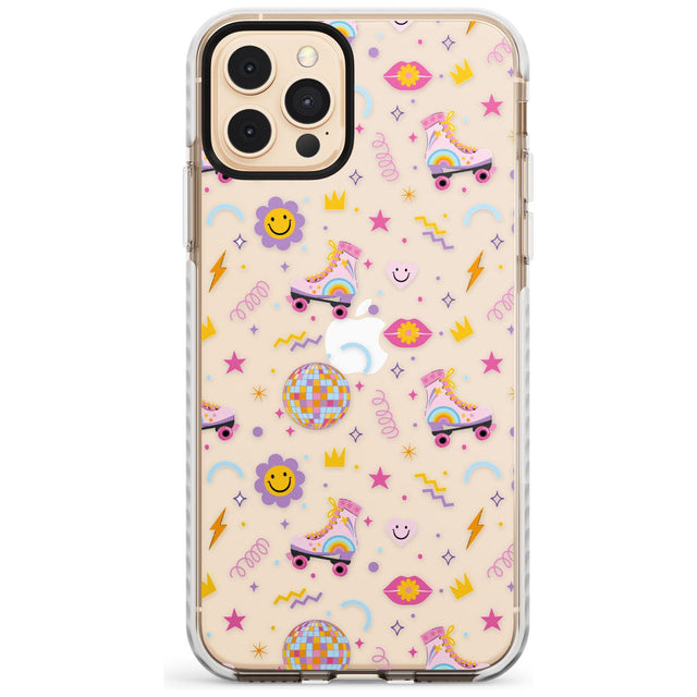 Roller Disco Pattern Impact Phone Case for iPhone 11 Pro Max
