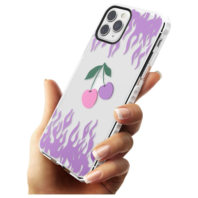 Cherries n' Flames Impact Phone Case for iPhone 11 Pro Max