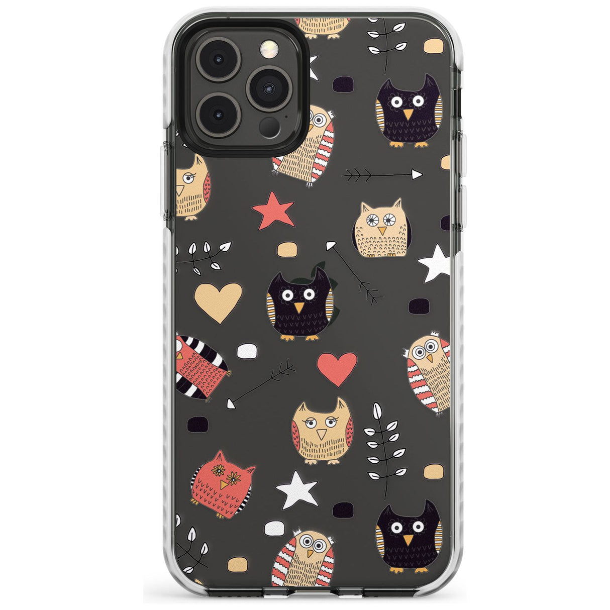 Cute Owl Pattern Impact Phone Case for iPhone 11 Pro Max