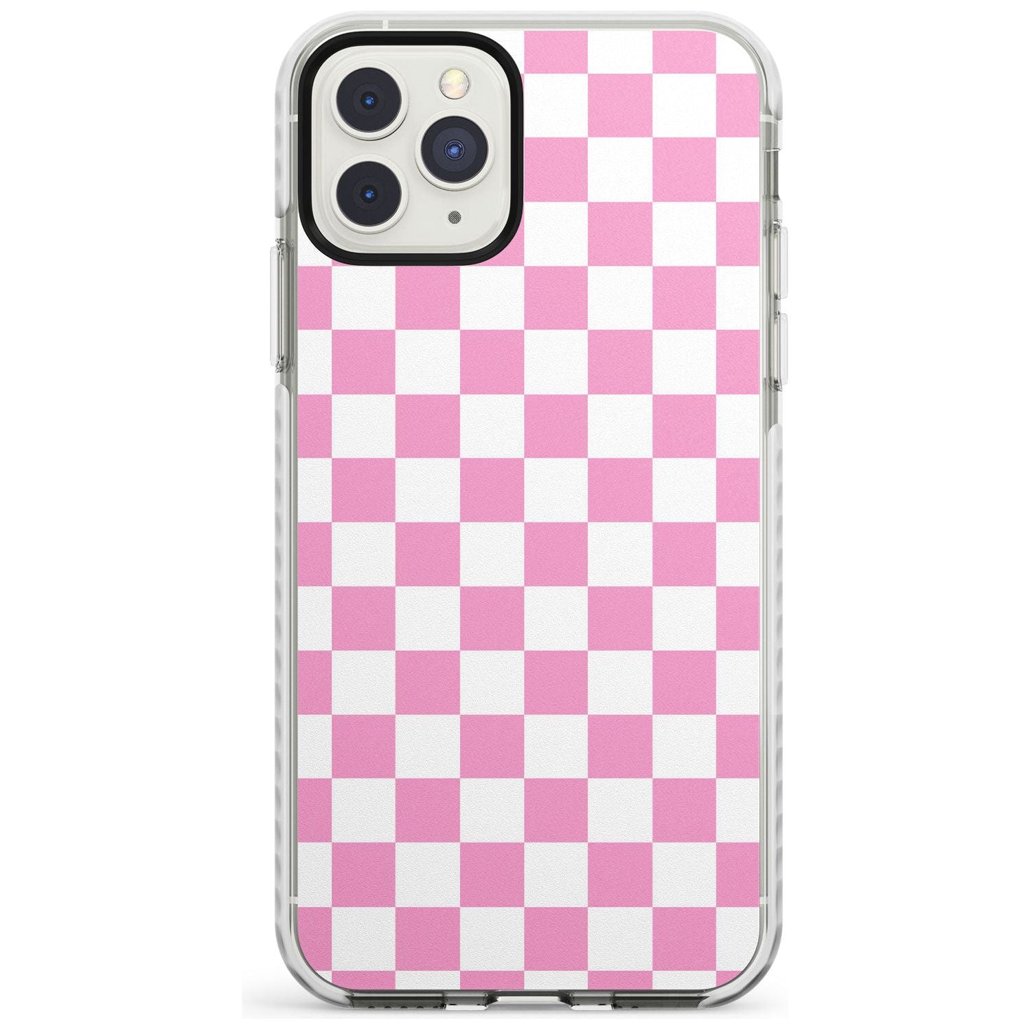 Pink Checkered iPhone Case  Impact Case Phone Case - Case Warehouse