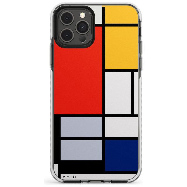 Piet Mondrian's Composition Impact Phone Case for iPhone 11 Pro Max