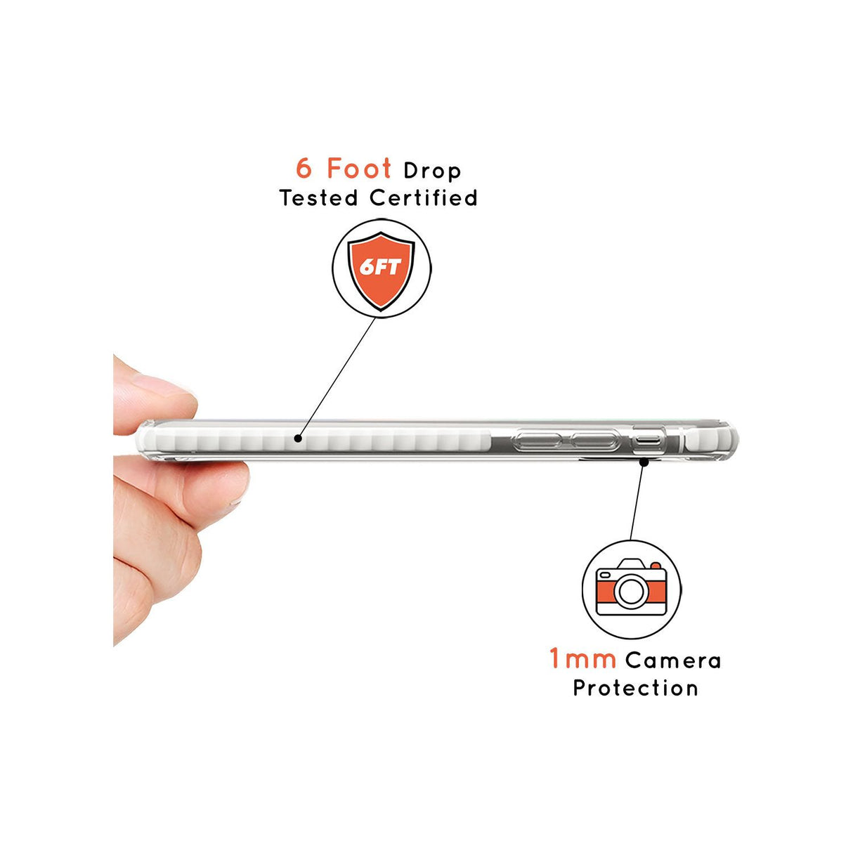 Large White Mandala Transparent Design Slim TPU Phone Case for iPhone 11 Pro Max