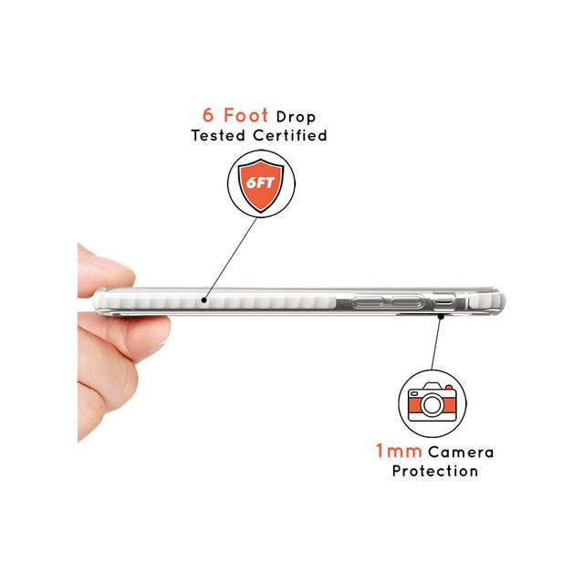 Strength Tarot Card - White Transparent Slim TPU Phone Case for iPhone 11 Pro Max