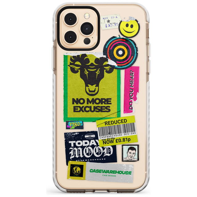 No More Excuses Sticker Mix Slim TPU Phone Case for iPhone 11 Pro Max