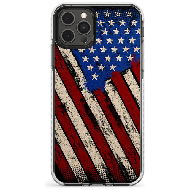 Distressed US Flag Impact Phone Case for iPhone 11 Pro Max