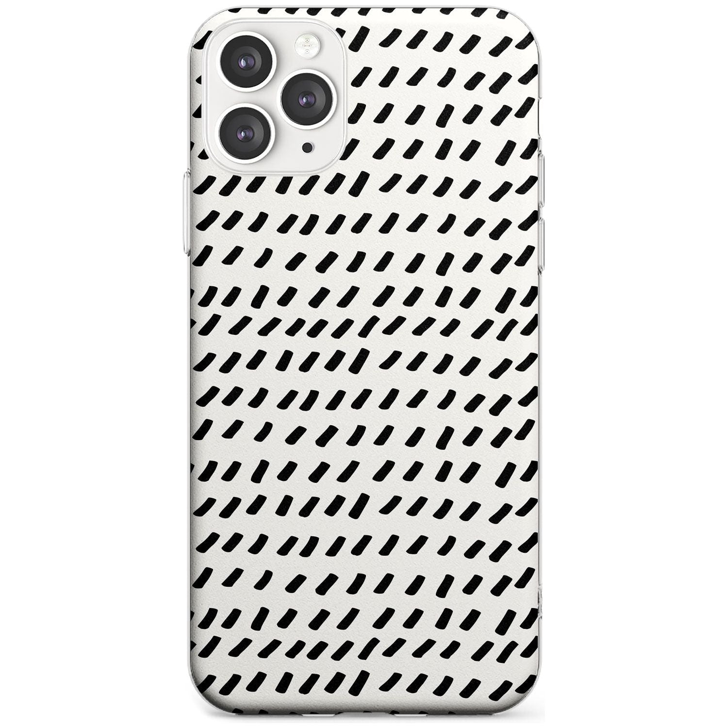 Hand Drawn Lines Pattern Slim TPU Phone Case for iPhone 11 Pro Max