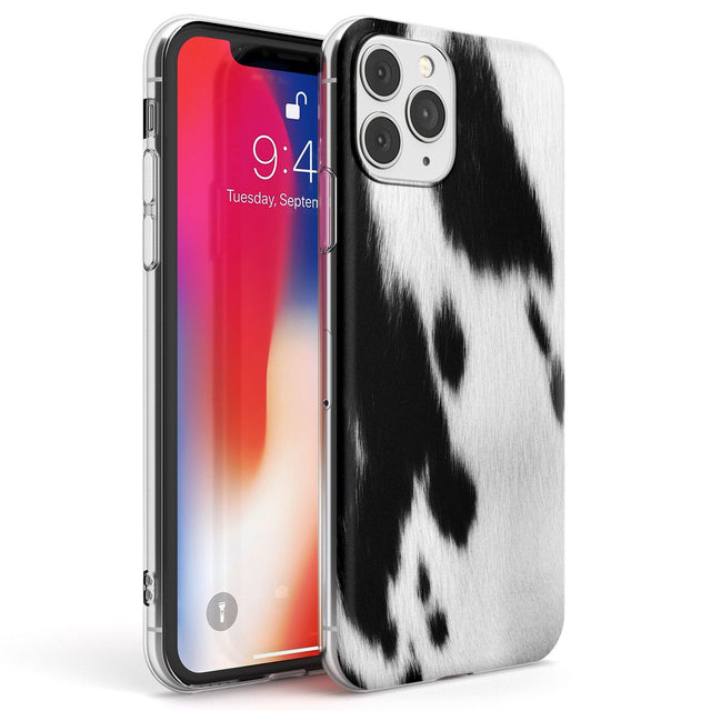 Designer Fashion Cowhide Phone Case iPhone 11 Pro Max / Clear Case,iPhone 11 Pro / Clear Case,iPhone 12 Pro Max / Clear Case,iPhone 12 Pro / Clear Case Blanc Space