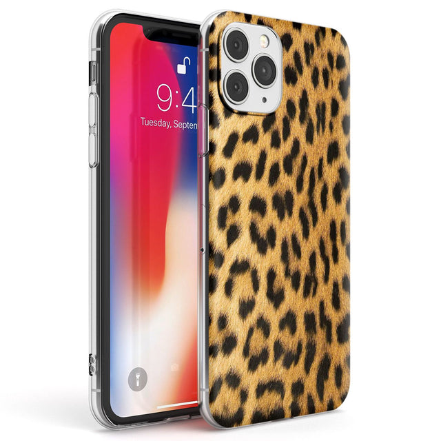 Designer Fashion Gold Leopard Print Phone Case iPhone 11 Pro Max / Clear Case,iPhone 11 Pro / Clear Case,iPhone 12 Pro Max / Clear Case,iPhone 12 Pro / Clear Case Blanc Space