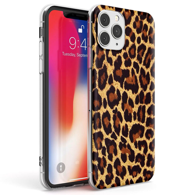 Gold Leopard Print Phone Case iPhone 11 Pro Max / Clear Case,iPhone 11 Pro / Clear Case,iPhone 12 Pro Max / Clear Case,iPhone 12 Pro / Clear Case Blanc Space