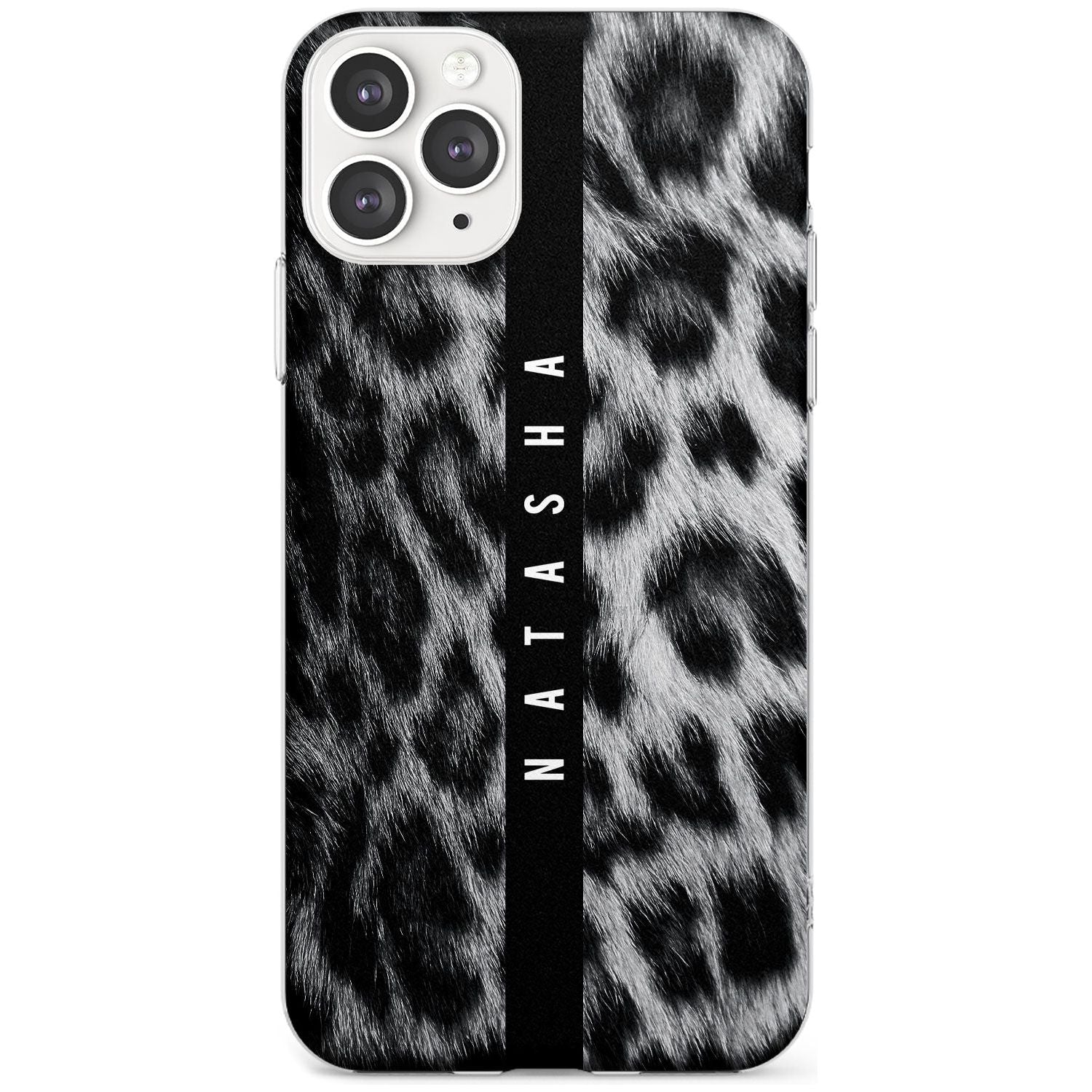 Snow Leopard Print iPhone Case  Slim Case Custom Phone Case - Case Warehouse