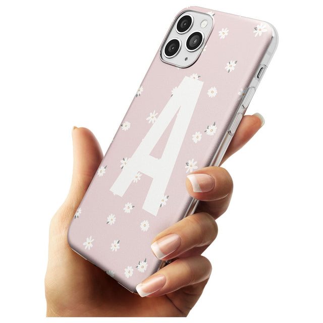 Pink Daisy Custom Slim TPU Phone Case for iPhone 11 Pro Max