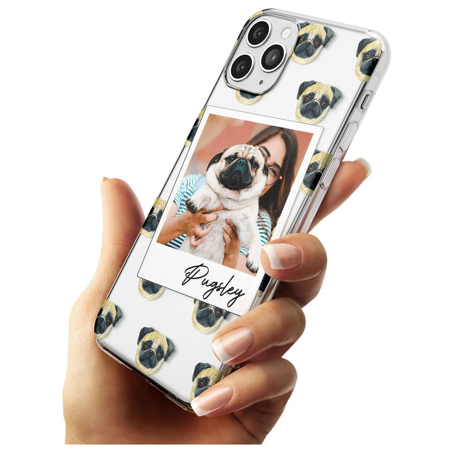 Pug - Custom Dog Photo Black Impact Phone Case for iPhone 11 Pro Max