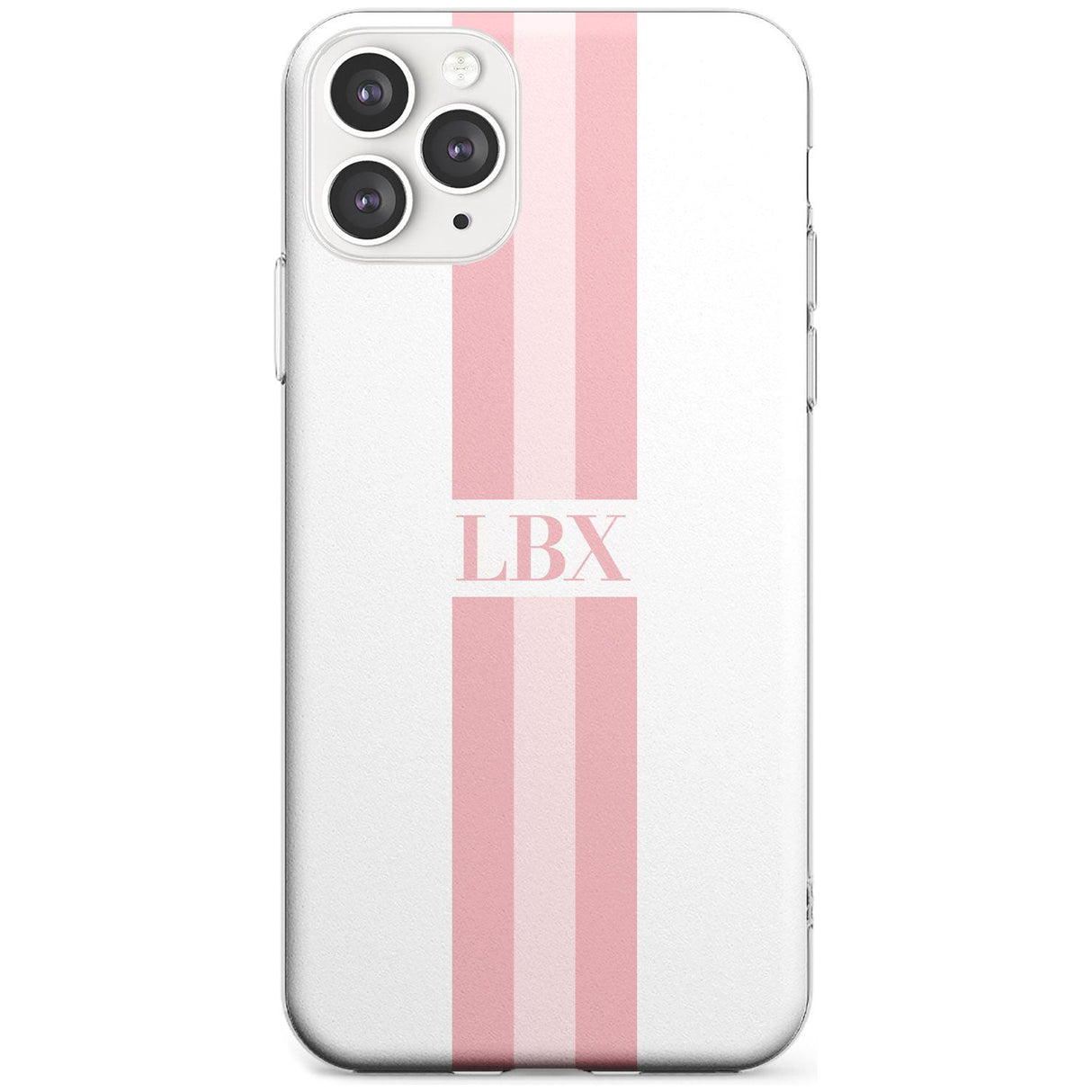 Minimal Pink Stripes iPhone Case  Slim Case Custom Phone Case - Case Warehouse