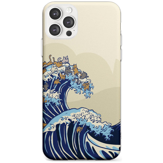 The Great Cat Wave Slim TPU Phone Case for iPhone 11 Pro Max