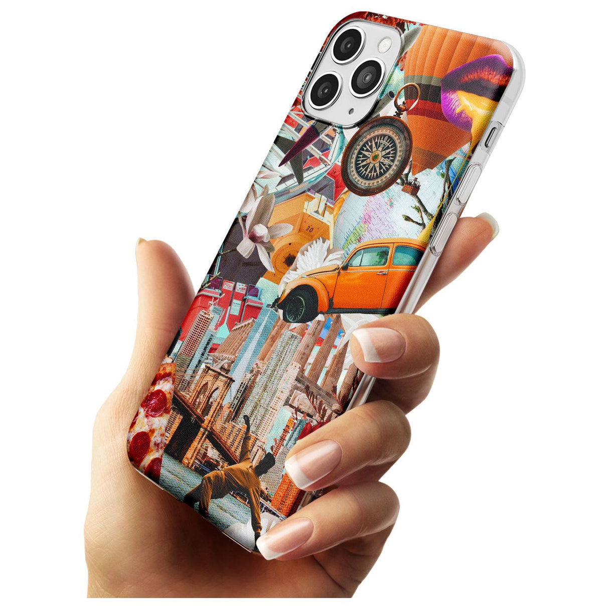 Vintage Collage: New York Mix Slim TPU Phone Case for iPhone 11 Pro Max