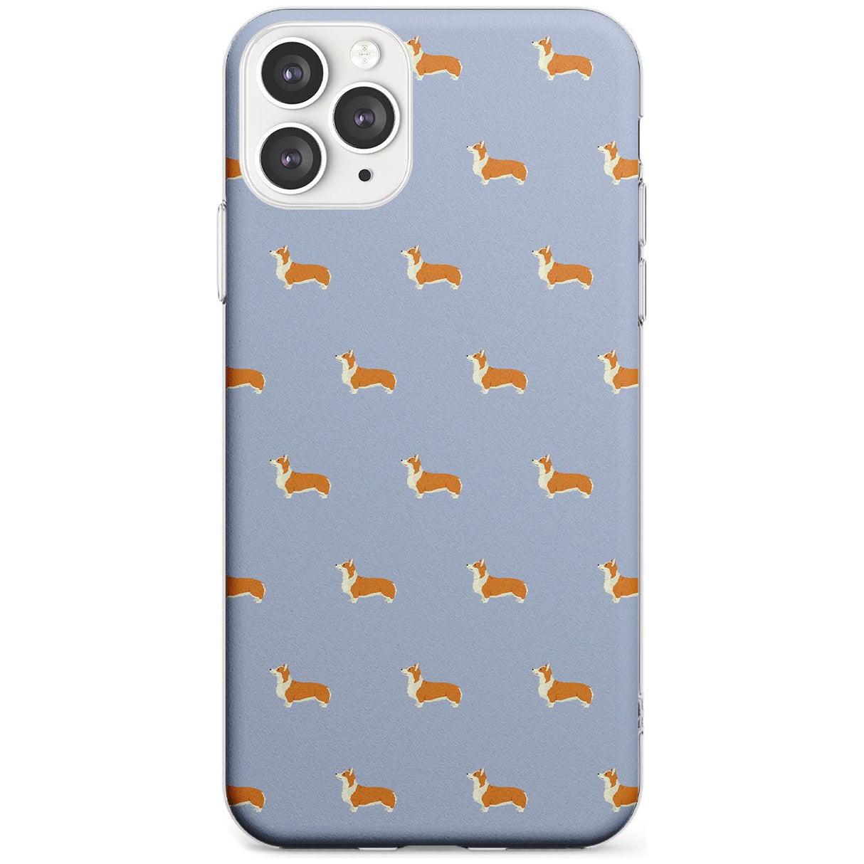 Pembroke Welsh Corgi Dog Pattern Slim TPU Phone Case for iPhone 11 Pro Max