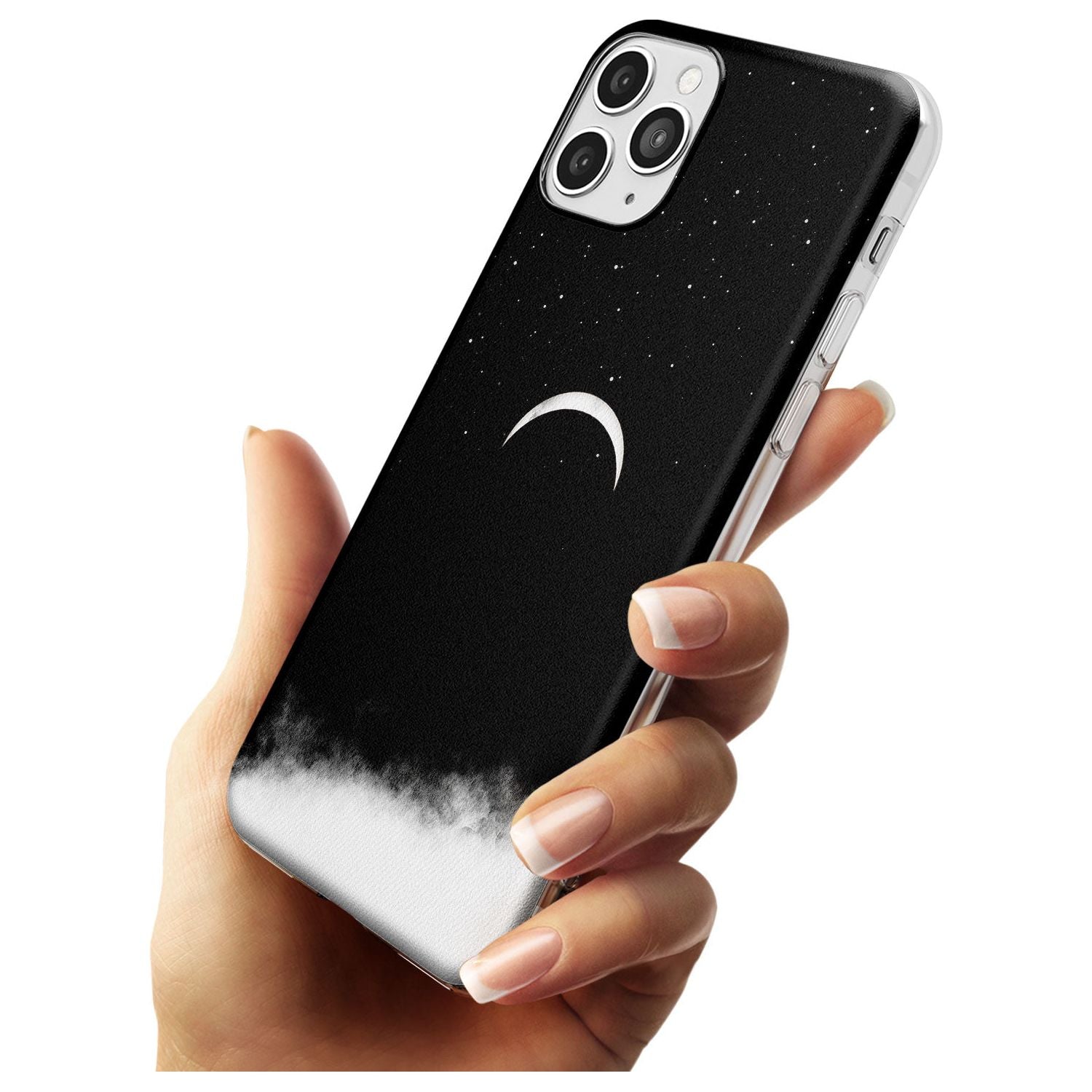 Upside Down Crescent Moon Slim TPU Phone Case for iPhone 11 Pro Max