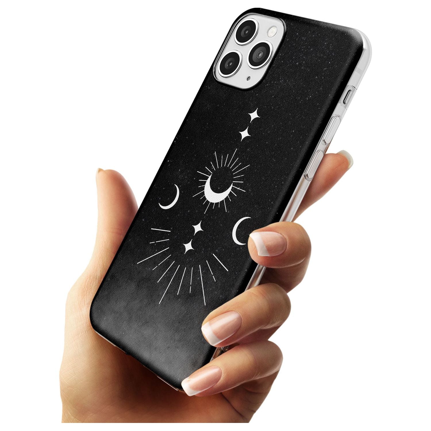 Small Moon Mandala Black Impact Phone Case for iPhone 11 Pro Max