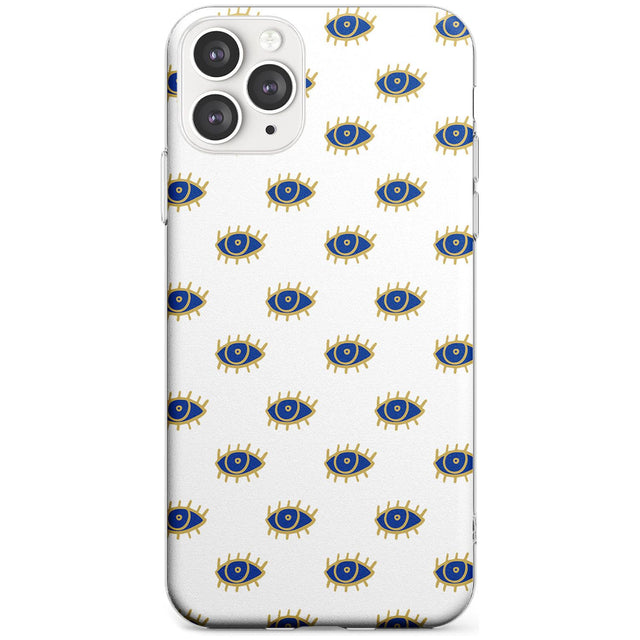 Gold Eyes Psychedelic Eyes Pattern Slim TPU Phone Case for iPhone 11 Pro Max