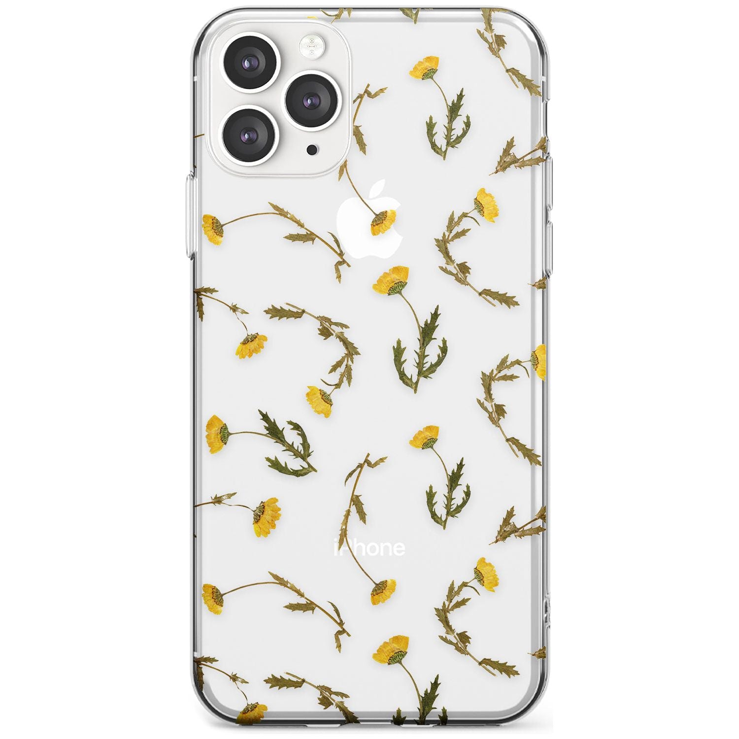 Long Stemmed Wildflowers - Dried Flower-Inspired Slim TPU Phone Case for iPhone 11 Pro Max