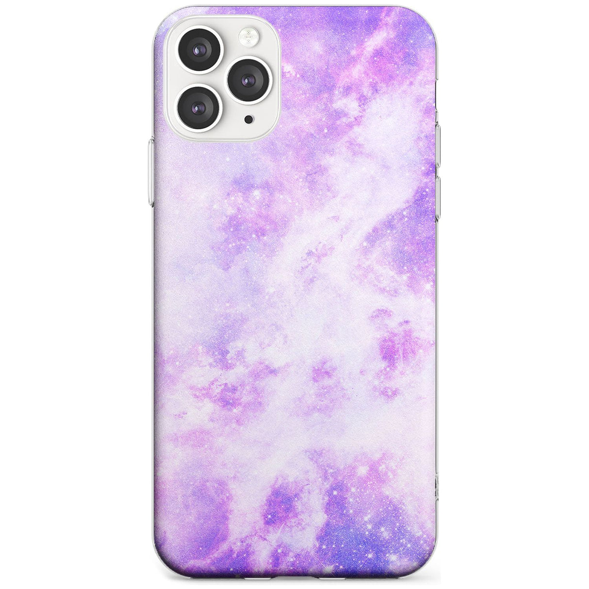 Purple Galaxy Pattern Design Slim TPU Phone Case for iPhone 11 Pro Max