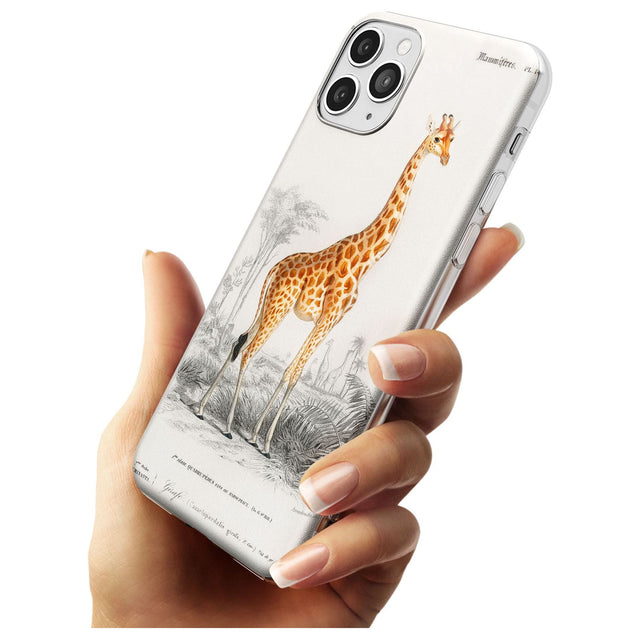 Vintage Girafe Art Slim TPU Phone Case for iPhone 11 Pro Max