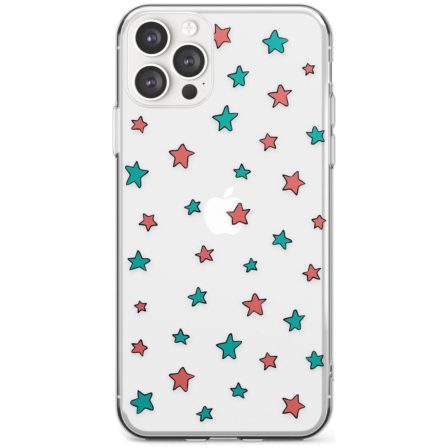 Heartstopper Stars Pattern Slim TPU Phone Case for iPhone 11 Pro Max