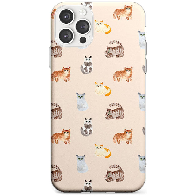 Cute Cat Pattern Black Impact Phone Case for iPhone 11 Pro Max