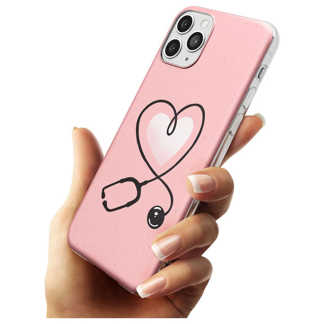 Medical Inspired Design Stethoscope Heart Slim TPU Phone Case for iPhone 11 Pro Max