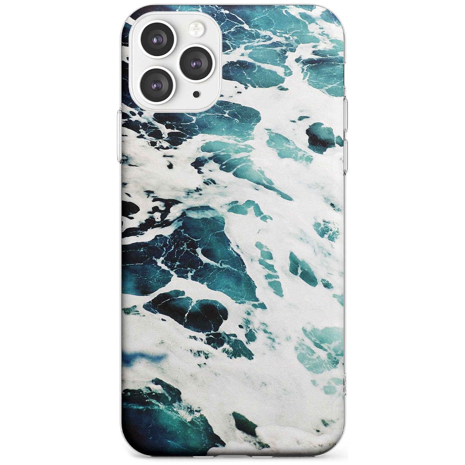 Ocean Waves Photograph Slim TPU Phone Case for iPhone 11 Pro Max