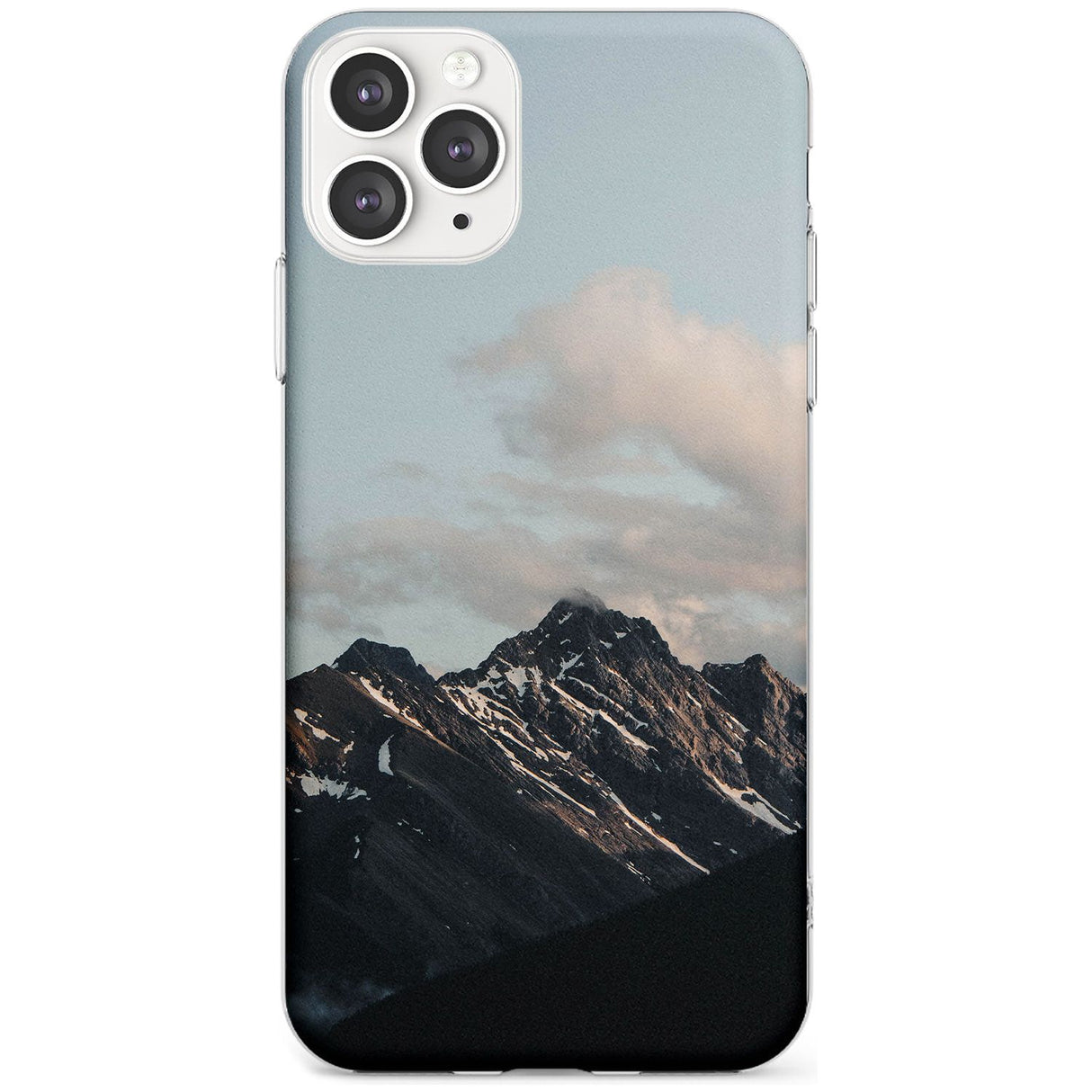 Mountain Range Photograph Slim TPU Phone Case for iPhone 11 Pro Max