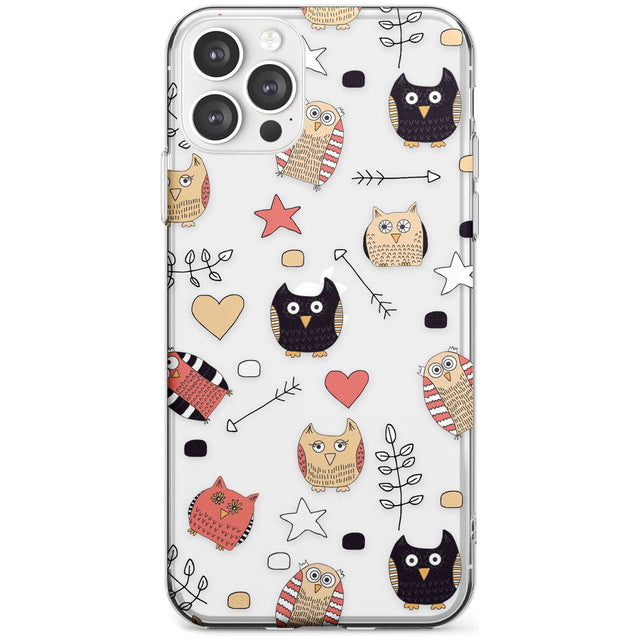 Cute Owl Pattern Slim TPU Phone Case for iPhone 11 Pro Max