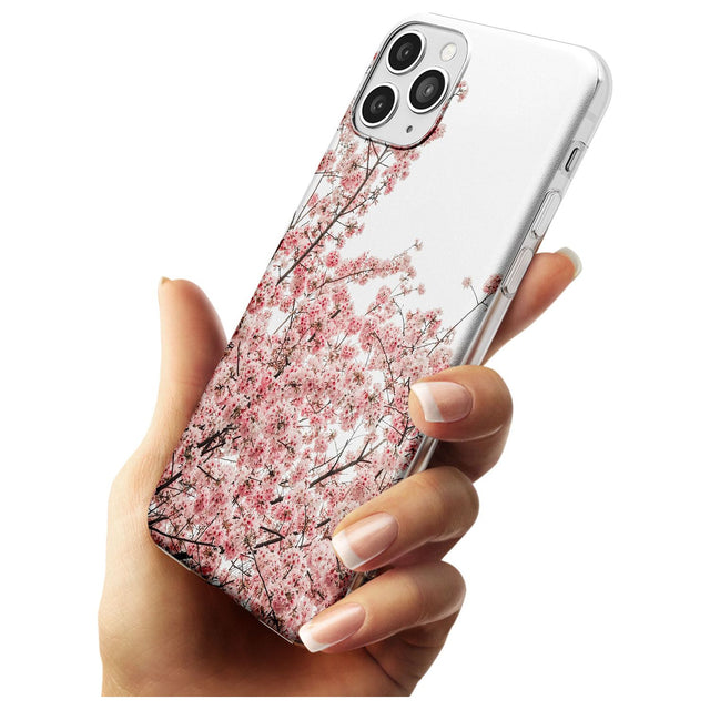 Cherry Blossoms - Real Floral Photographs Slim TPU Phone Case for iPhone 11 Pro Max