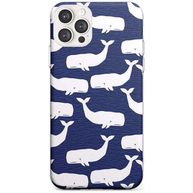 Cute Whales  Black Impact Phone Case for iPhone 11 Pro Max